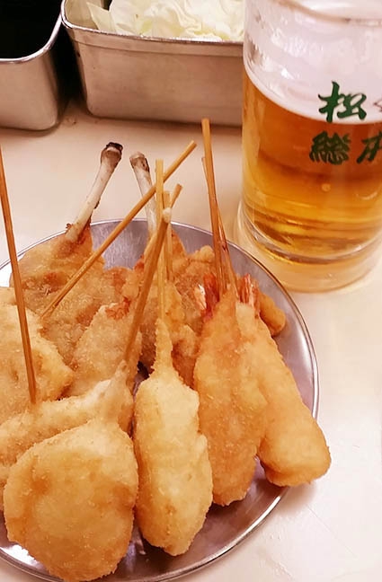 大阪 梅田 串カツ 松葉 総本店でチョイ飲み 大阪駅 北新地駅 梅田駅 東梅田駅 スナックガイド 大阪版 全国スナック パブ情報サイト