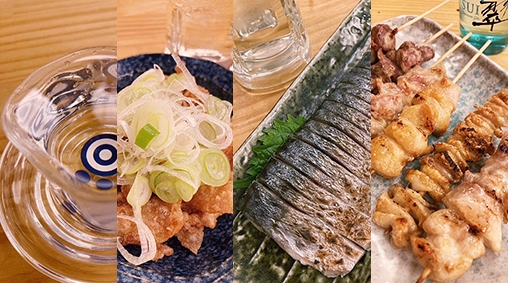 函館のスナックへ行く前の一軒目酒場、やきとり酒場 夕焼けハイボール！