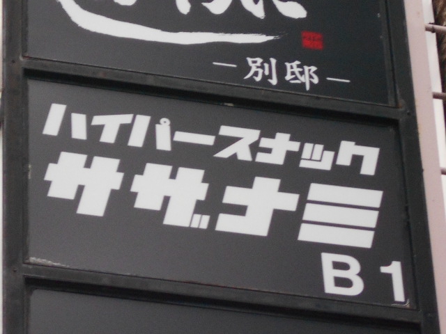 ハイパースナックサザナミ ギンザ