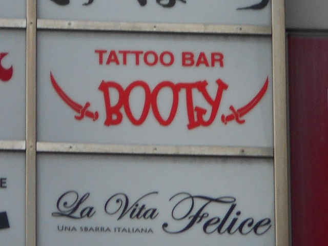 TATOO BAR BOOTY  タトゥーバー ブーティ