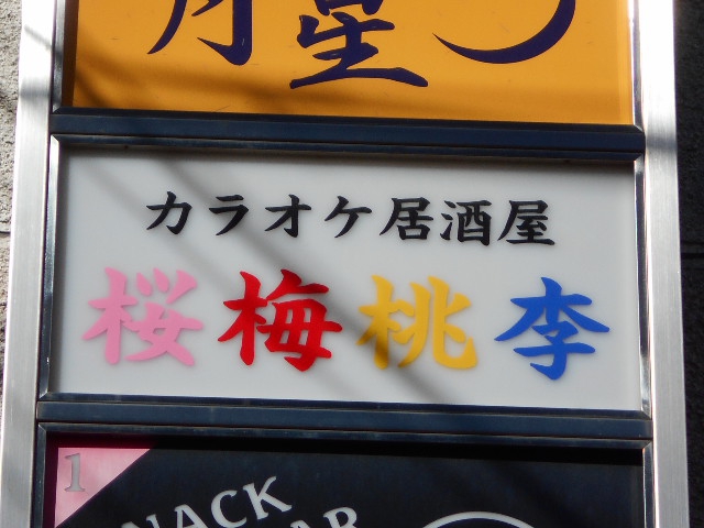 カラオケ居酒屋 桜梅桃李